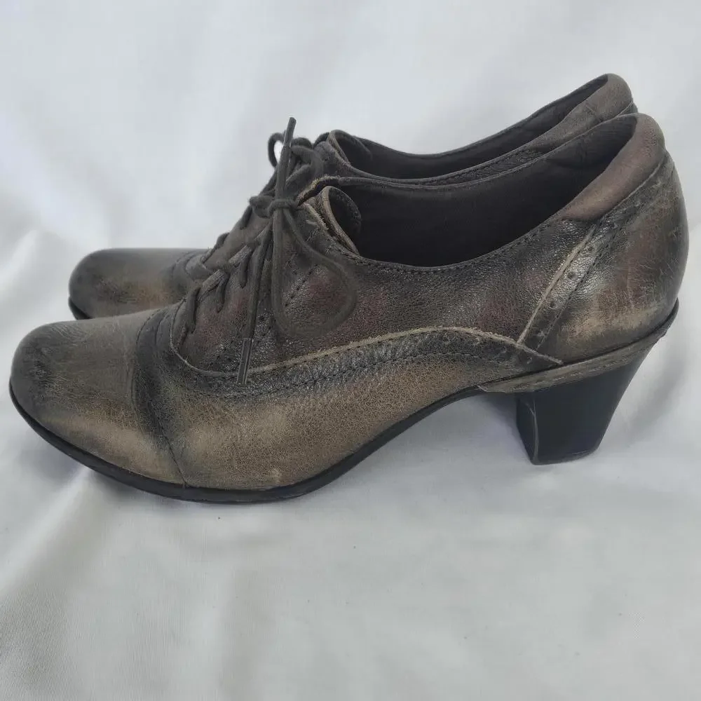 Cobb Hill Vintage Lace-Up Heels 7.5 Comfort Shoes Women's - Picture 4 of 10